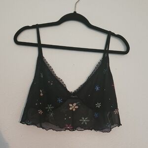 🎊4/$20 // SHEIN: Crop Spagetti Strap Top